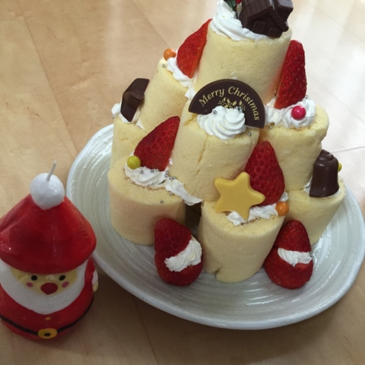 ロールケーキタワー レシピ 作り方 By ひよなママ 楽天レシピ ロールケーキタワー レシピ 作り方 By ひよなママ 楽天レシピ
